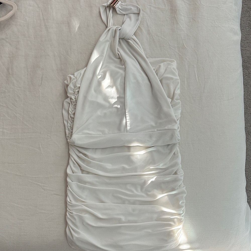 Club L London Strapless White Dress